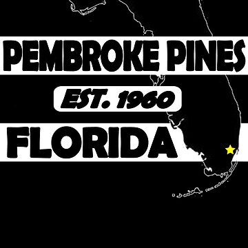 Artwork thumbnail, PEMBROKE PINES, FLORIDA EST. 1960 by Mbranco