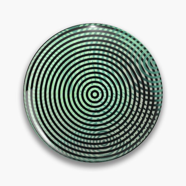 Item preview, Green Hypnotic Circle designed and sold by zazuzanta.