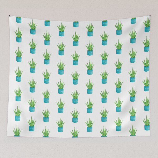 Artikelvorschau, Aquarell Aloe Vera Pflanze entworfen und verkauft von OhAndRoArtistry.