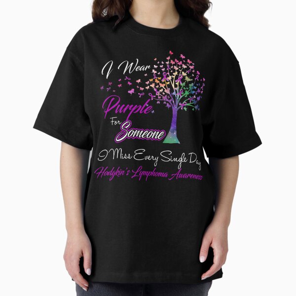 Item preview, I Wear Purple For Someone I Miss Hodgkin's Lymphoma Awareness designed and sold by Gillosina.