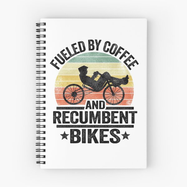 Item preview, Fueled By Coffee And Recumbents Bikes Funny Recumbent Bike designed and sold by Stronzi.
