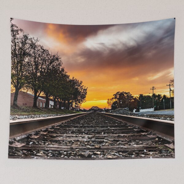 Item preview,  Panoramic,widescreen prints,canvas,wall posters,  Tapestries,Tapestry,throw blankets,comforters,duvet covers ,  train track designed and sold by eyesight4vision.