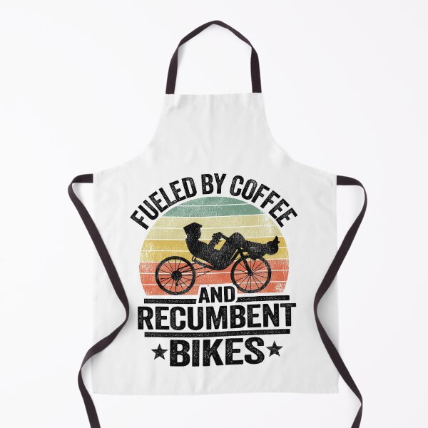 Item preview, Fueled By Coffee And Recumbents Bikes Funny Recumbent Bike designed and sold by Stronzi.