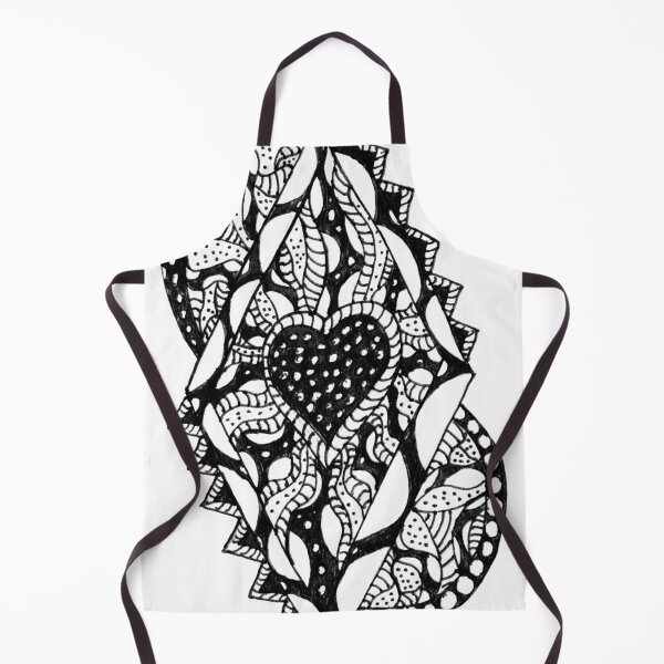 Artikelvorschau, Geometrischer abstrakter Kristall. Zentangle-Herz. Handgemachte Illustration für Design entworfen und verkauft von galleasstudio.