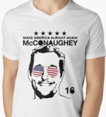 McConaughey - Make America Alright Again - 2016 Men's V-Neck T-Shirt