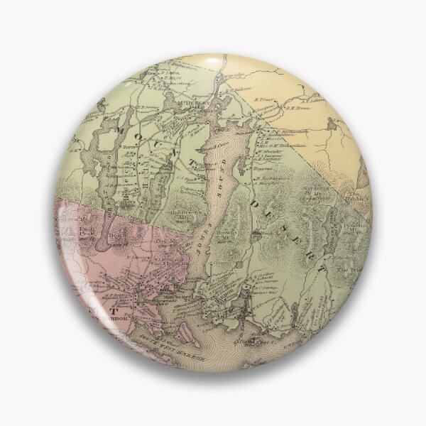 Item preview, Old Mount Desert ME Map (1885) Vintage Arcadia National Park Atlas designed and sold by BravuraMedia.