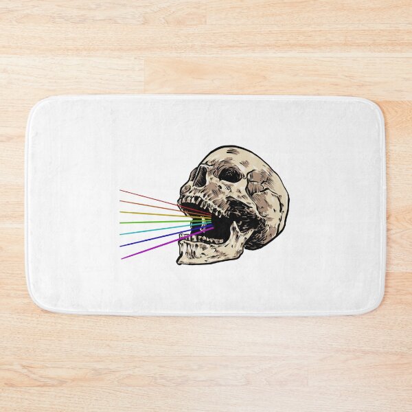 Item preview, rainbow skull designed and sold by Tameink.