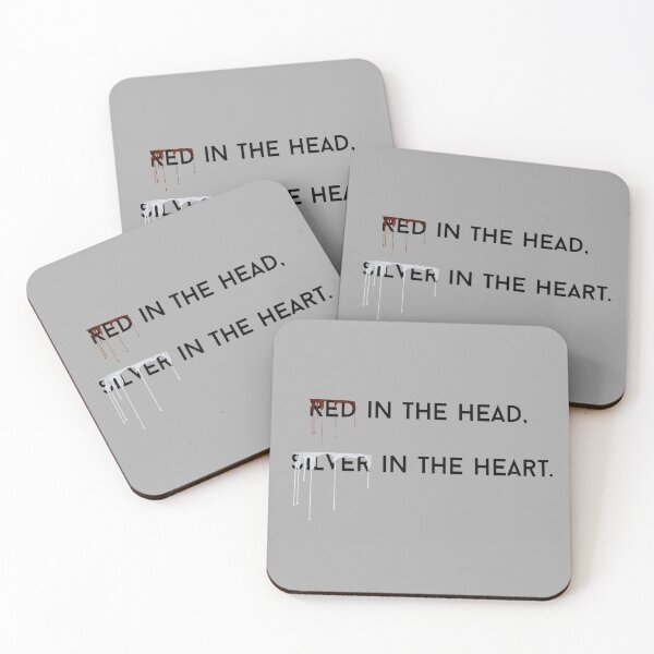 Item preview, Red In The Head, Silver In The Heart designed and sold by beckahbrooks.