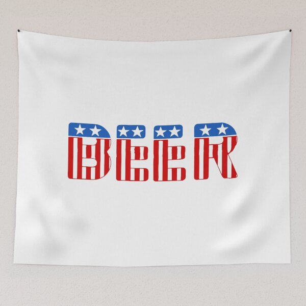Item preview, Beer, Red, White and Blue Stars, Patriotic Beer, Craft Beer, American  Beer, Sudz, Drunk, Bar, Draft Beer, Beer Mug designed and sold by Nostrathomas66.
