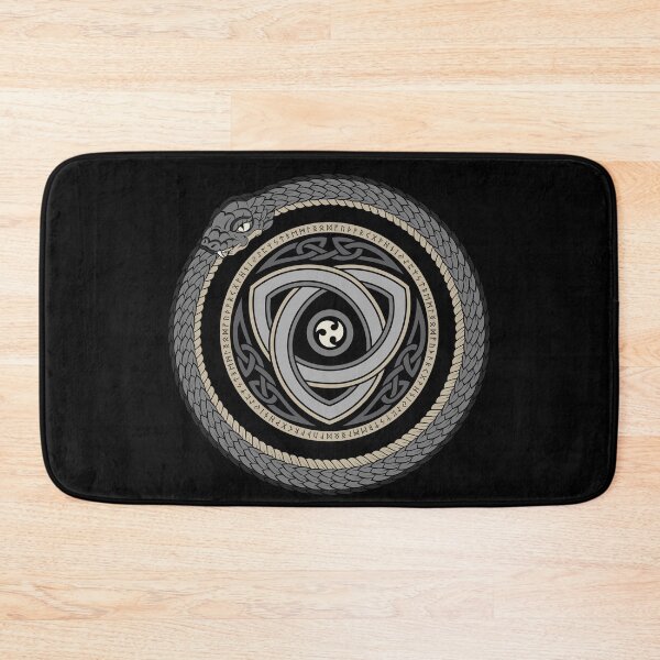 Item preview, Jormungandr Ouroboros Norse Viking Pagan Serpent Snake Knotwork designed and sold by BluePagan.