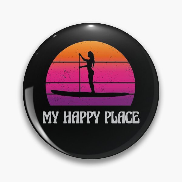 Item preview, SUP Girl | My Happy Place | Stand Up Paddle Boarding | Summer Sunset designed and sold by justjonboy.