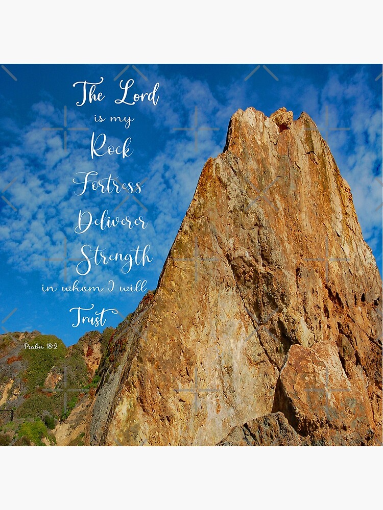 Rock & Fortress Psalm 18:2 | Greeting Cards Rock & Fortress Psalm 18:2 | Greeting Cards