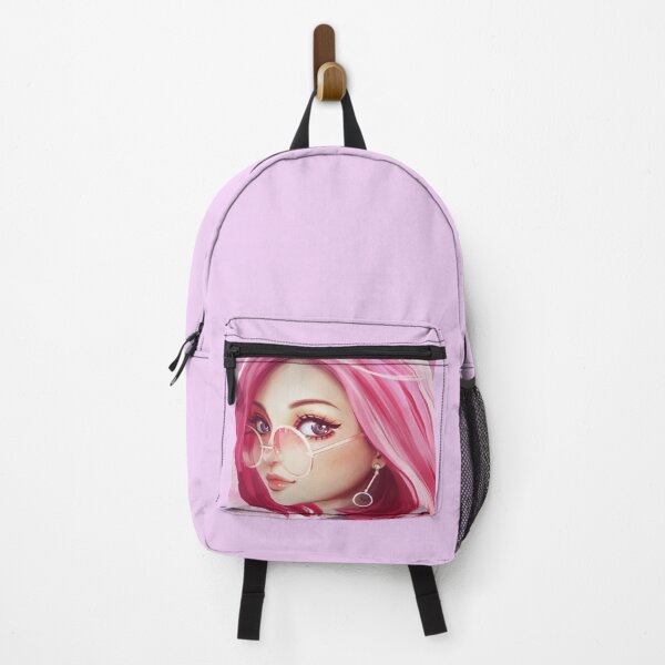 Item preview, Pretty girl with pink hair cartoon image designed and sold by Valdilana.