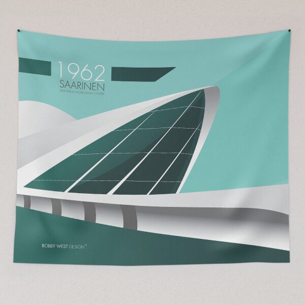 Item preview, Saarinen Mid Century Modern 1962 Trans World Flight Center designed and sold by BobbyWest1965.