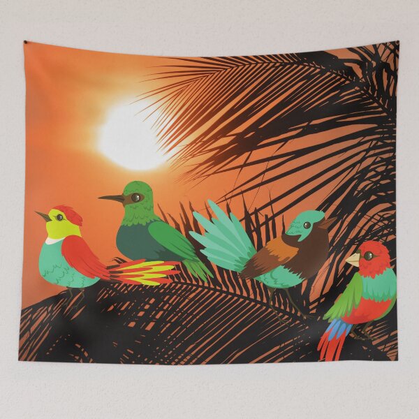 Item preview, Birds of the Tropics designed and sold by ThiaEvans007.