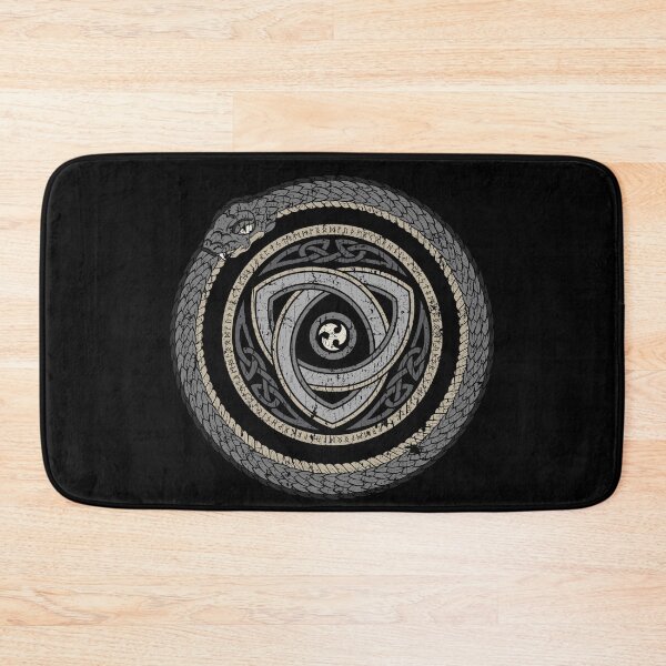 Item preview, Jormungandr Ouroboros Norse Viking Pagan Serpent Snake Knotwork designed and sold by BluePagan.