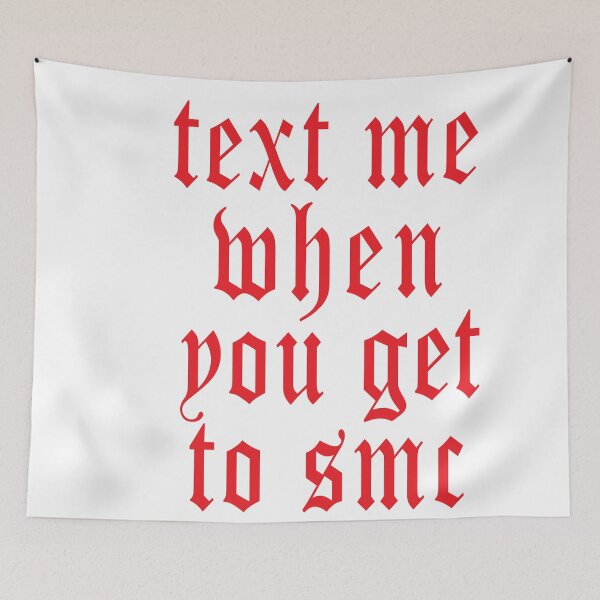 Item preview, TEXT ME WHEN YOU GET TO SMC (red) designed and sold by KasJ.