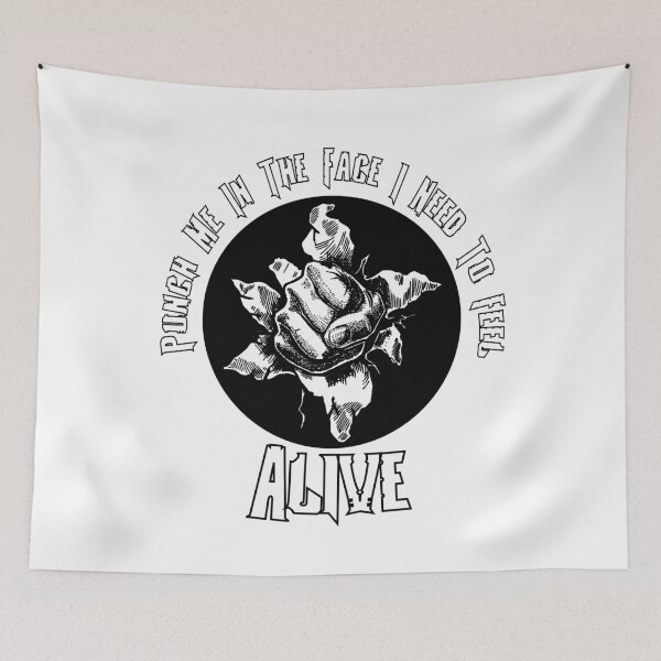 Item preview, punch me in the face i need to feel alive designed and sold by printhappy4you.