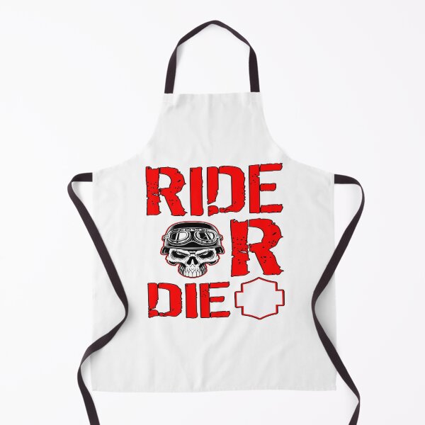 Item preview, ride or die motorcycle helmet sticker designed and sold by hotifroti.