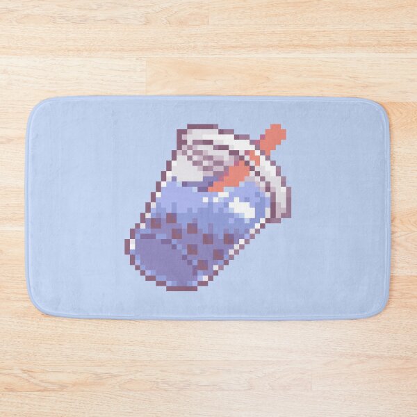Item preview, pixel blueberry boba tea  designed and sold by abitofkake.