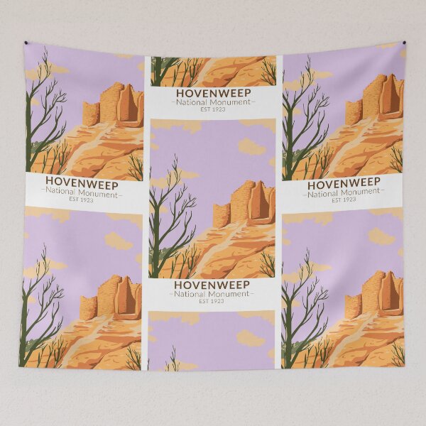 Item preview, Hovenweep National Monument Cutthroat Castle Vintage designed and sold by KrisSidDesigns.