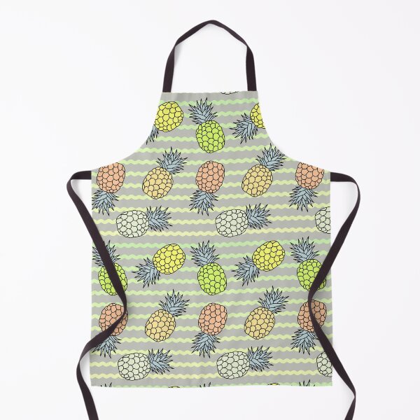 Item preview, Vibrant Pineapple Fruit Pattern Sunset Colors - Kawaii designed and sold by ViewerEqualsPhoton.