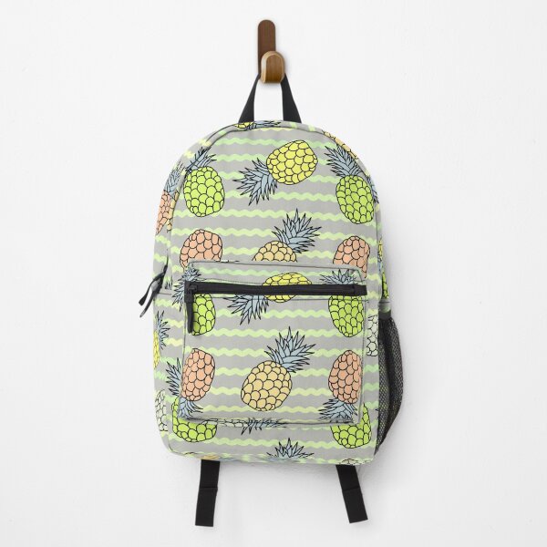 Item preview, Vibrant Pineapple Fruit Pattern Sunset Colors - Kawaii designed and sold by ViewerEqualsPhoton.