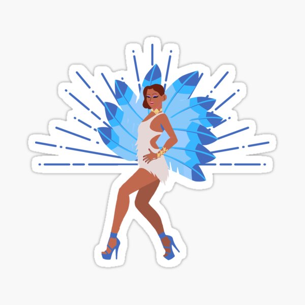 Item preview, Carnival Samba Dancer designed and sold by timeless-tee.