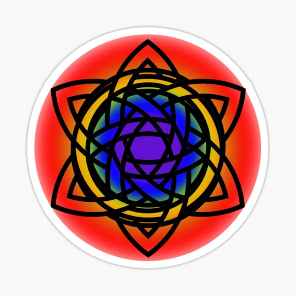 Item preview, Celtic Rainbow Mandala  designed and sold by amanda150771.