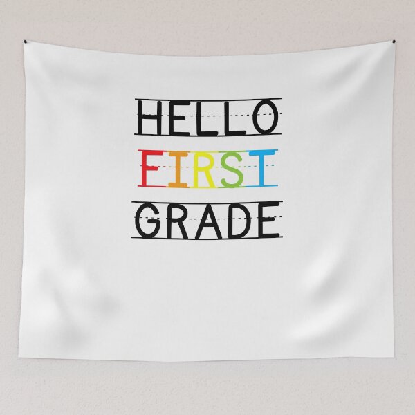 Item preview, Back to School First Day Of First Grade Hello 1st Grade Kids designed and sold by Anton Ashraf.
