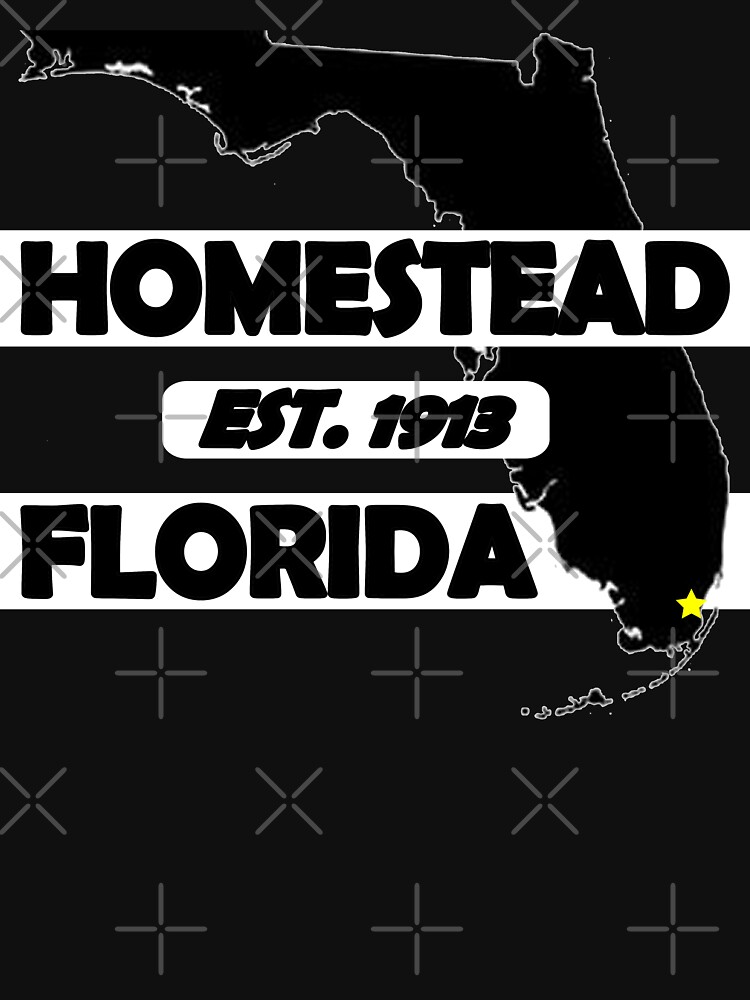 Thumbnail 7 of 7, Classic T-Shirt, HOMESTEAD, FLORIDA EST. 1913 designed and sold by Mbranco.