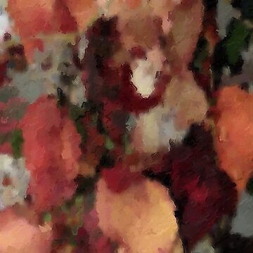 Artwork thumbnail, Autumn Watercolor Abstract by CelesteSheffey