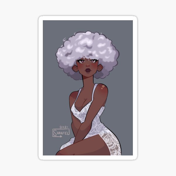 Afro Beauty Sticker