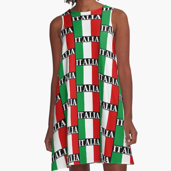ITALIA Flag A-Line Dress