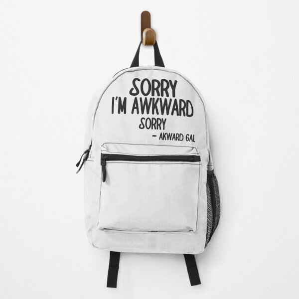 Item preview, Sorry I'm Awkward Sorry - Awkward Gal designed and sold by LarrysDesigns.