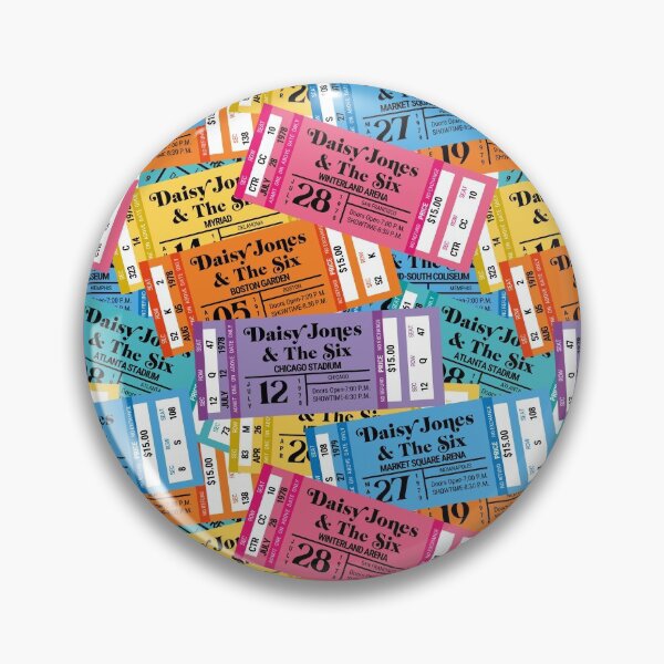 Item preview, Daisy Jones and The Six concert tickets pattern designed and sold by bwayjime.