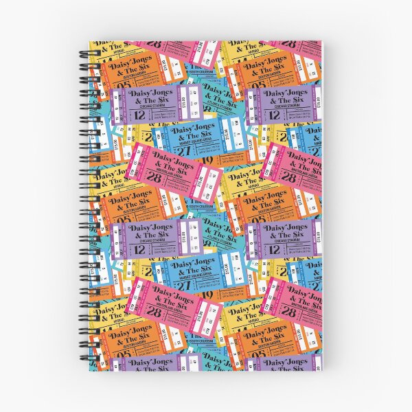 Item preview, Daisy Jones and The Six concert tickets pattern designed and sold by bwayjime.