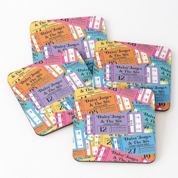 Item preview, Daisy Jones and The Six concert tickets pattern designed and sold by bwayjime.