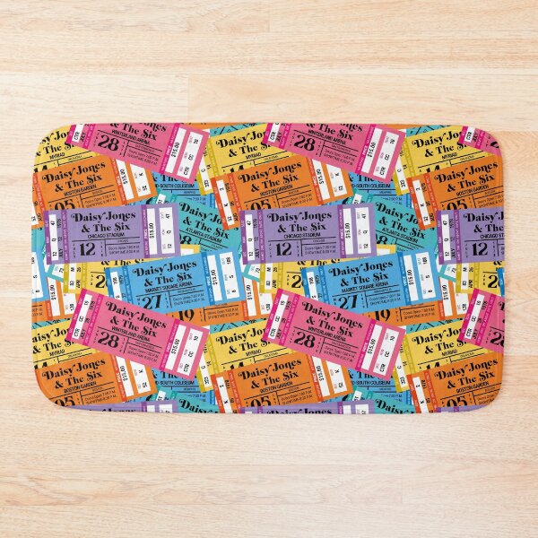 Item preview, Daisy Jones and The Six concert tickets pattern designed and sold by bwayjime.