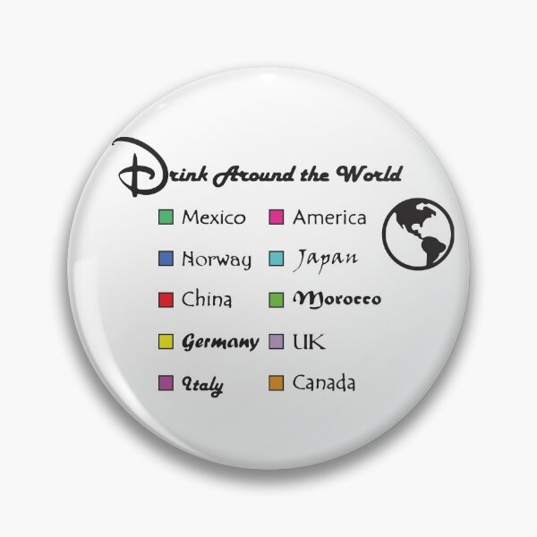 Item preview, Drink Around the World Checklist Design designed and sold by carrdesigns21.