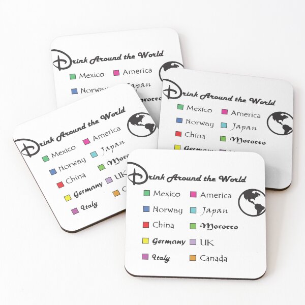 Item preview, Drink Around the World Checklist Design designed and sold by carrdesigns21.