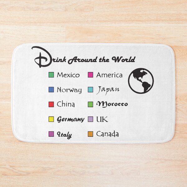 Item preview, Drink Around the World Checklist Design designed and sold by carrdesigns21.
