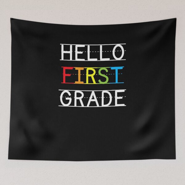 Item preview, Back to School First Day Of First Grade Hello 1st Grade Kids designed and sold by Anton Ashraf.