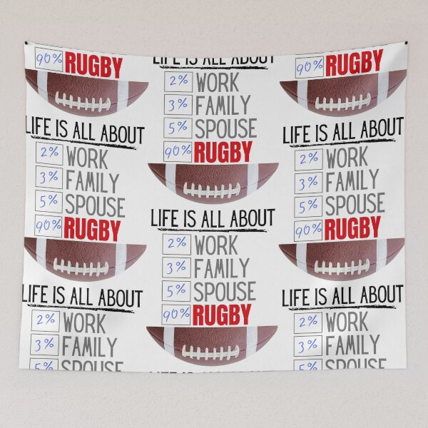 Item preview, Life is all about Rugby designed and sold by 133DandC.