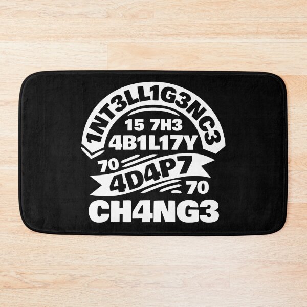 Item preview, Intelligence is the Ability to Adapt to Change with numbers designed and sold by TalesOfScience.