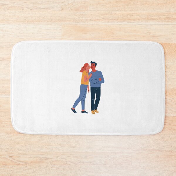 Item preview, best friends: Couple Kissing on Cheek designed and sold by MIDDLX.
