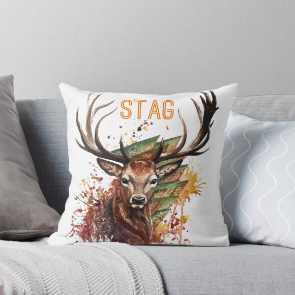 Item preview, Stag Logo Print Redbubble designed and sold by VIVEK KUMAR RAI.