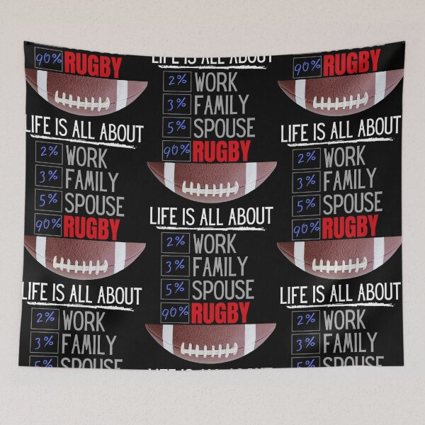 Item preview, Life is all about Rugby designed and sold by 133DandC.
