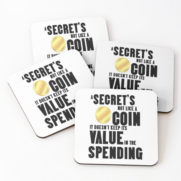 Item preview, Six of Crows-Inspired "A Secret's Not A Coin" designed and sold by mulberrydragon.