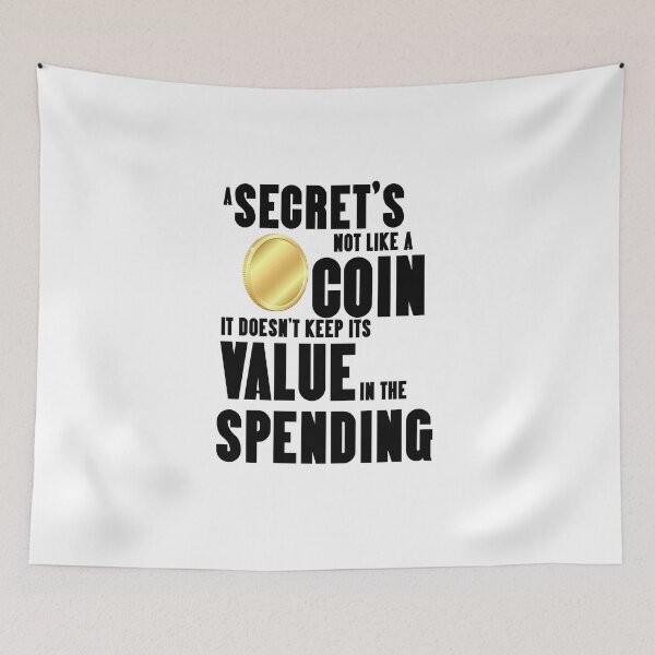 Item preview, Six of Crows-Inspired "A Secret's Not A Coin" designed and sold by mulberrydragon.